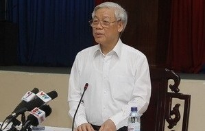 PKV-Generalsekretär Trong besucht Provinz Binh Duong